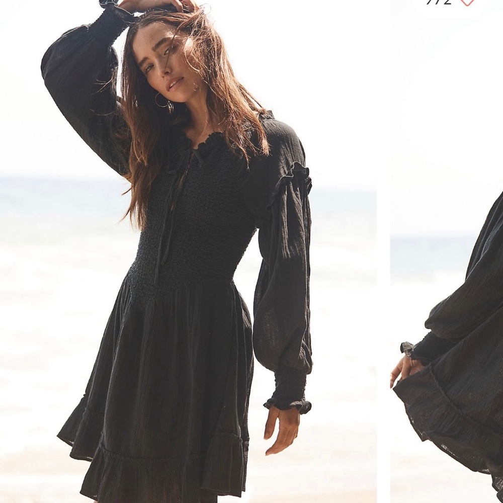 Free People Kiss and Tell Mini Dress